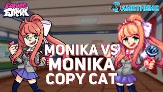 FNF Monika VS Monika Copy Cat Song (FNF Mod) | FNF Monika HD