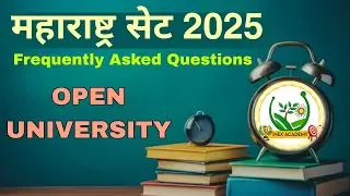 MH SET 2025 Preparation | Higher Education System | महाराष्ट्र सेट 2025 Paper 1 Important topics