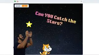 I made the SIMPLEST catch the stars game in scratch!