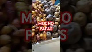 How Many Different Potatoes Can You Count In Peruvian Market?
