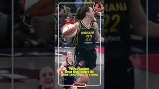 The exact moment #CaitlinClark secured her second triple double as a rookie 🤷🏻 ♂️🤯🏀 #WNBAction #WNBA