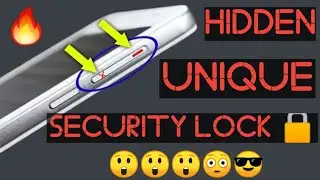 Set This Very Unique Lock In Your Phone . ! How ??