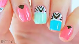 Spring Aztec Nails