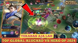 TOP GLOBAL ALUCARD VS HERO OP 2024‼️ITEM ALUCARD AUTO TERABAS MASZE|MOBILE LEGENDS
