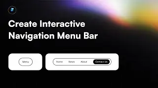 How to : Create Interactive Navigation Menu Bar in Framer