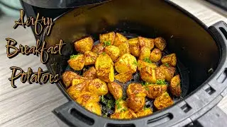 Crispy Air Fry breakfast potatoes