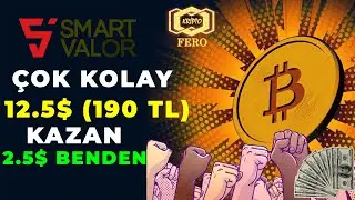 KAYIT OLANA 2,5$ BENDEN | Smart Valor ile 12,5 Dolar Kazan | Smart Valor Airdrop