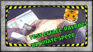 La Zaab attaquée par un tigre: test de l'efface rayures Lidl