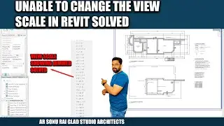 Unable to change the view scale in Revit solved