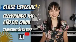 ¡CLASE DE SOLFEO EN VIVO! 🎹🎵⭐ ESPECIAL CELEBRANDO 1 AÑO DEL CANAL ⭐| MARCELA 🎹🎶