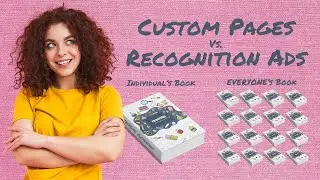 What are the differences between Custom Pages and Recognition Ads?