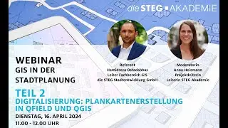 Digitalisierung: Plankartenerstellung in QField und QGIS