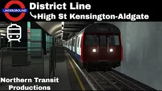 LONDON UNDERGROUND | DISTRICT LINE | High St Kensington to Aldgate | MTA soon!