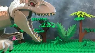 Lego dinosaur stop motion