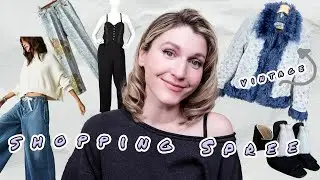 I went on a vintage shopping spree - Thrift With Me for vintage as a poshmark + ebay seller