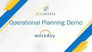 Workday Adaptive  |  Operational Planning Demo