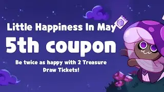 Coupon code for cookierun Kingdom to redeem 2 treasure tickets!