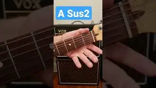 How to play A Sus2 chord on Guitar? 