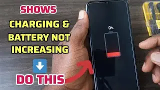 How to fix phone showing charging but battery percentage not increasing?