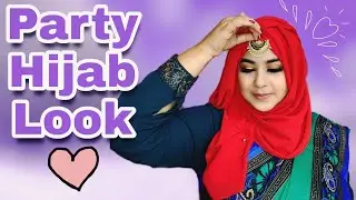 Party Hijab Look | Hijab Style With Tikli 2021| Wedding Hijab Tutorial by Tandra