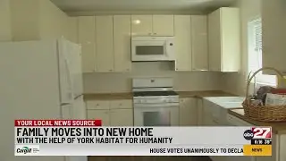York Habitat for Humanity celebrates family moving into home