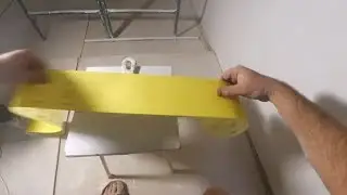 22. Ceiling and cornice for painting. How to sanding with sandpaper. Restoration in an old house.