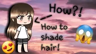 How to shade hair in Gacha Life (ibispaint X)