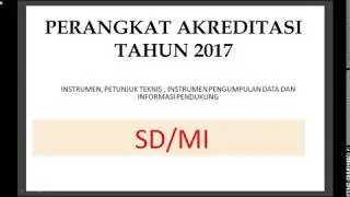 Perangkat Akreditasi Standar Kompetensi Lulusan  ( SKL )  SD MI