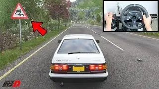 Forza Horizon 4 Drifting Toyota AE86 (Steering Wheel + Shifter) Gameplay