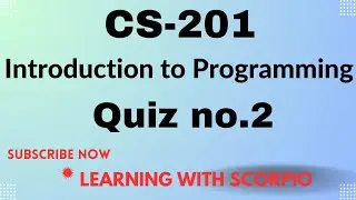 CS201 quiz 2 Spring 2023| cs201 quiz 2 solution 2023|cs201 quiz 2  2023|cs201 quiz no.2 Solution