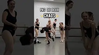CHAOS in pas class✨ #ballet #shorts