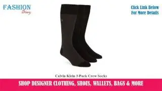 ★★★ Calvin Klein 3-Pack Crew Socks ★★★