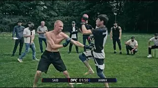 Decent Taekwondo vs Boxing Match