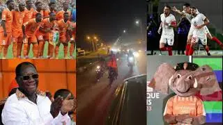 La joie des ivoiriens apres la victoire du Maroc