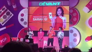 Shopee x Sarah Geronimo / Pop Studio, Launch