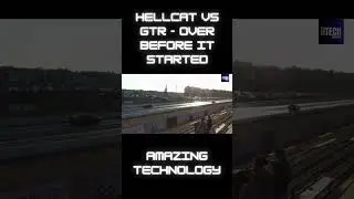 HELLCAT EATS GTR   Over Before it Even Started   Amazing Technology