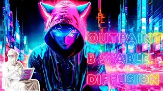 OUTPAINT В STABLE DIFFUSION | FORGE для AMD