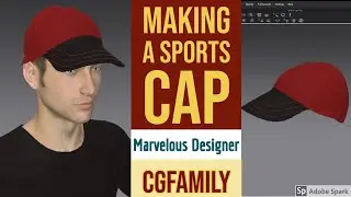 How to Make a Sports Cap in Marvelous Designer 8 - CGFamily