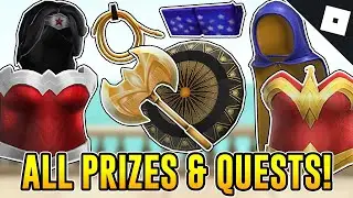 [EVENT] HOW TO GET ALL 8 PRIZES AND COMPLETE ALL QUESTS IN WONDER WOMAN: THE EXPERIENCE | Roblox