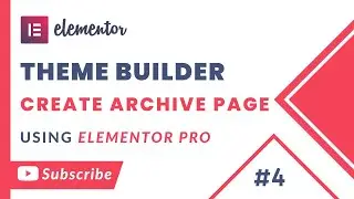 Create Archive Page Template in Elementor Theme Builder | In Urdu