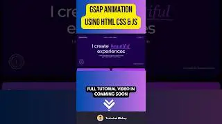 Mastering Website Animation with GSAP | Animated Web Design Tutorial