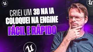 CRIEI UM 3D NA INTELIGENCIA ARTIFICIAL E COLOQUEI NA UNREAL ENGINE | MARCIO VIEIRA
