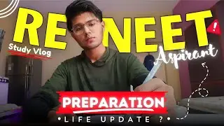 RE-NEET PREPARTION VLOG ⁉️ | NEET ASPIRANTS STUDY VLOG 🔥 | LIFE UPDATE 😰