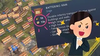 €10 Battering Ram (dumb video) AOE4 | Chart a Course #ageofempires4 #帝国时代 #世紀帝國 #fastandfurious