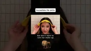 Great Way to Wash Your Hair and Keep Your Make Up on at the Same Time