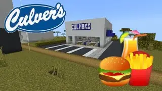 Minecraft Tutorial: How To Make A Culver's Restaurant | City Tutorial