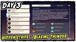 Hidden Strife Blazing Thunder Vicious Battle Desperate | Genshin Impact 2.8