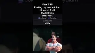 Another 100k pump 💸💸💸💸 $FAM TOKEN. Meme world here we come. Jump on the train