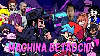 FNF Machina But Everyone Sings It ! (ft.