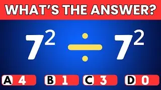 Can You Solve These 40 Math Problems? | 8th Grade Level Quiz